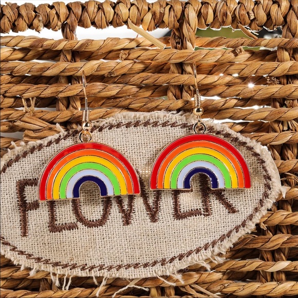 New Classic Charm  Dangle Cute Rainbow Earrings - Picture 14 of 14